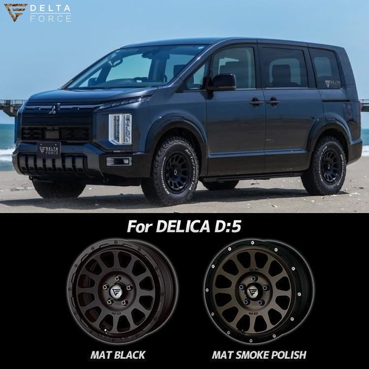 9月上旬入荷予定 DELTA FORCE OVAL 16x7.0J 5/114.3 +26 マット